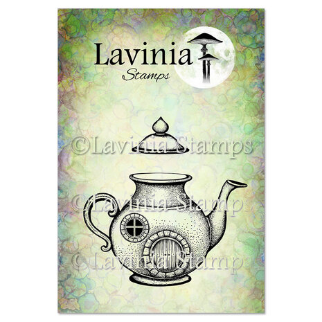 Lavinia Stamps Teapot Cottage Stamp (LAV995)