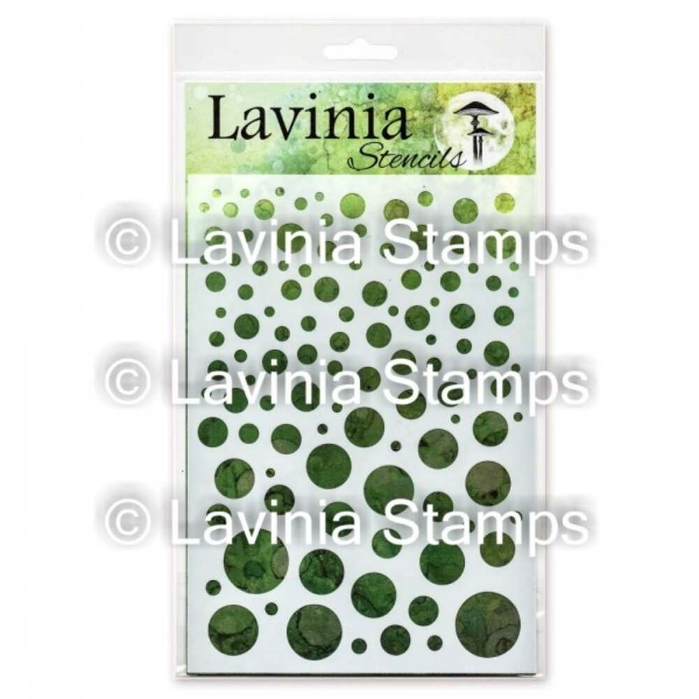 Lavinia Stamps White Orbs Stencils (ST018)