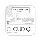 Lisa Horton Crafts Cloud 9 Premium Opaque Pigment Ink Pad Slow Drying Opaque White (LHCIP132)