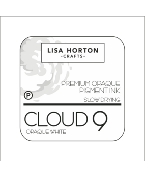 Lisa Horton Crafts Cloud 9 Premium Opaque Pigment Ink Pad Slow Drying Opaque White (LHCIP132)