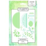 Lisa Horton Crafts Mini Compositions Die Set 1 Oval (LHCCD385)
