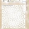 Tracy Evans Flurry 4x4 Inch Snippet Stencil (SS043)
