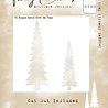 Tracy Evans Tall Trees 4x4 Inch Snippet Stencil (SS044)