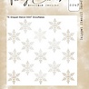 Tracy Evans Snowflakes 4x4 Inch Snippet Stencil (SS047)