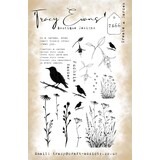 Tracy Evans Create A Garden A5 Stamp (TE066)