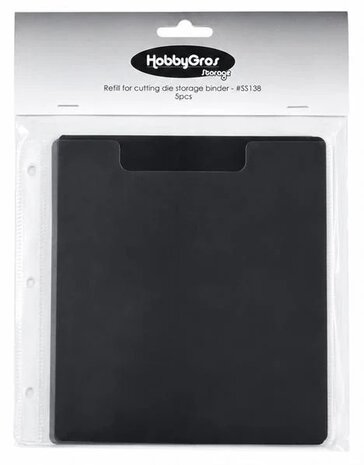 HobbyGros Storage Refill for Cutting Die Storage Binder #SS138  (5pcs) (SS139)