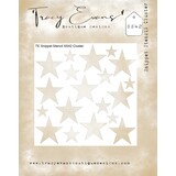 Tracy Evans Cluster 4x4 Inch Snippet Stencil (SS042)