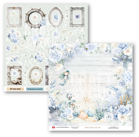Craft & You Design Fun by the Sea 12x12 Inch Paper Set 252gsm (6sheets) (CPS-FUN30-6)