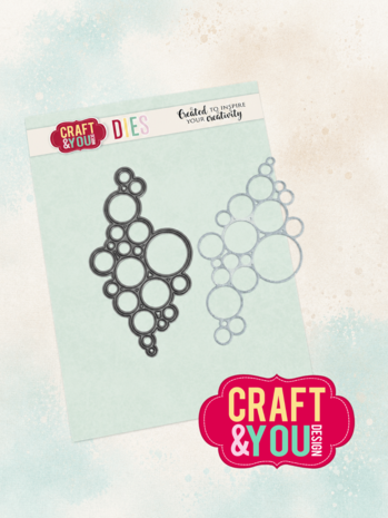 Craft & You Design Bubble Background Dies (CW411) Craft & You Design Bubble Background Dies (CW411)