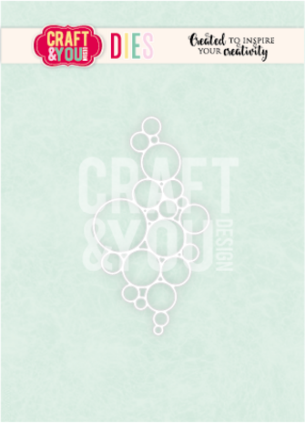 Craft & You Design Bubble Background Dies (CW411) Craft & You Design Bubble Background Dies (CW411)