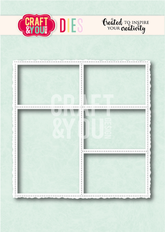 Craft & You Design Layout Old Frame Dies (CW414) Craft & You Design Layout Old Frame Dies (CW414)