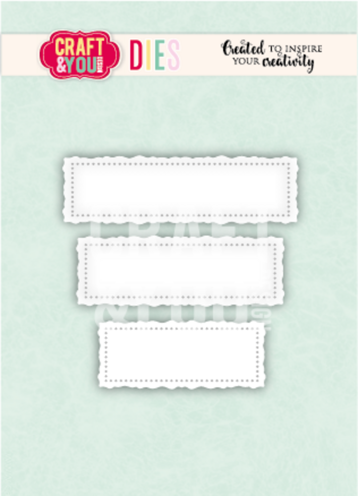 Craft & You Design Banners Old Frame Dies (CW415) Craft & You Design Banners Old Frame Dies (CW415)