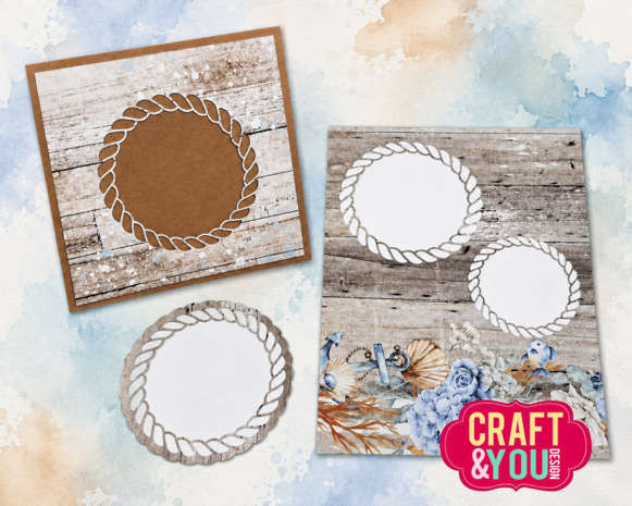 Craft & You Design Rope Frames Dies by Bea (CW419) Craft & You Design Rope Frames Dies by Bea (CW419)