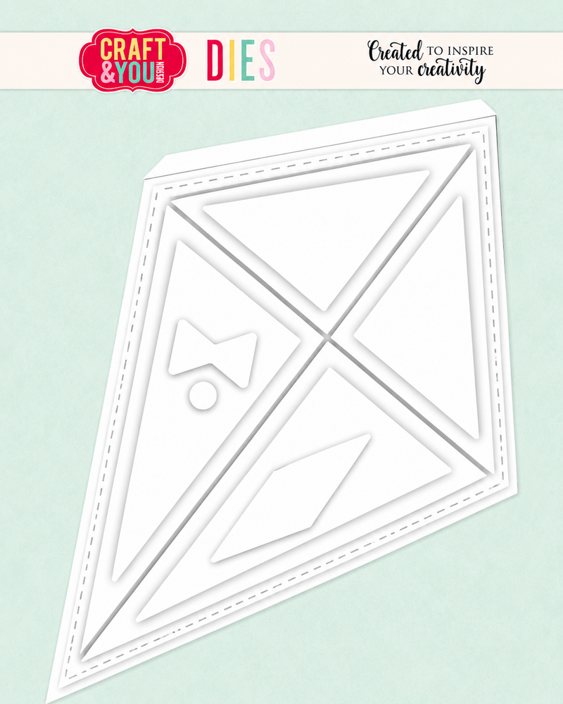 Craft & You Design Kite Base Card Dies (CW421) Craft & You Design Kite Base Card Dies (CW421)