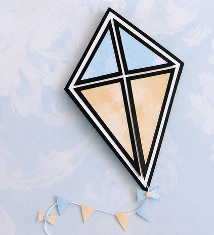 Craft & You Design Kite Base Card Dies (CW421) Craft & You Design Kite Base Card Dies (CW421)