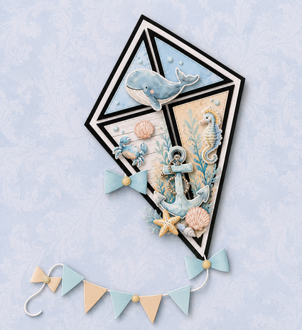 Craft & You Design Kite Base Card Dies (CW421) Craft & You Design Kite Base Card Dies (CW421)