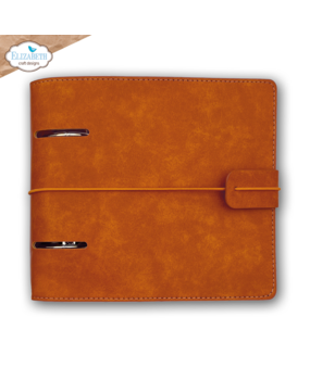 Elizabeth Craft Designs Rest & Relaxation Memory Binder Square Page Rusty Brown by Everyday Memories (MB005)