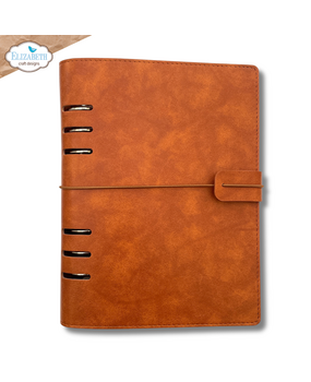 Elizabeth Craft Designs Rest & Relaxation Memory Binder Rusty Brown (MB004)