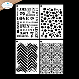 Elizabeth Craft Designs Beautifully Worn Journal Stencils 11 by Devid Roodenburg (S061)