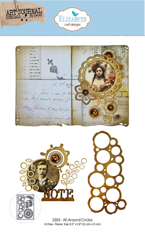 Elizabeth Craft Designs Beautifully Worn Die All Around Circles by Devid Roodenburg (2365) Elizabeth Craft Designs Beautifully Worn Die All Around Circles by Devid Roodenburg (2365)