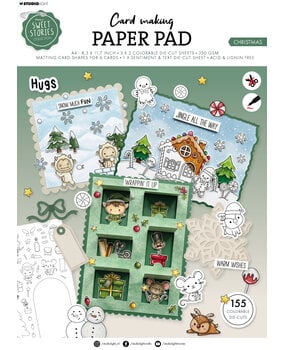 Studio Light Sweet Stories A4 Card Making Pad Christmas (SL-SS-CMP44)