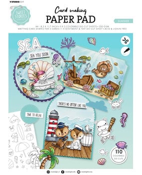 Studio Light Sweet Stories A4 Card Making Pad Summer (SL-SS-CMP43)