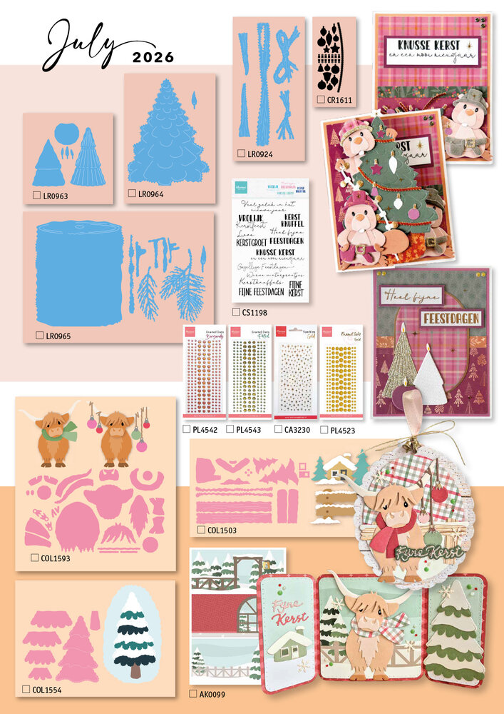 Marianne Design Leaflet The Collection #163 July 2026 (CAT13163) Marianne Design Leaflet The Collection #163 July 2026 (CAT13163)