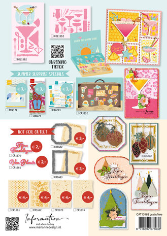 Marianne Design Leaflet The Collection #163 July 2026 (CAT13163) Marianne Design Leaflet The Collection #163 July 2026 (CAT13163)