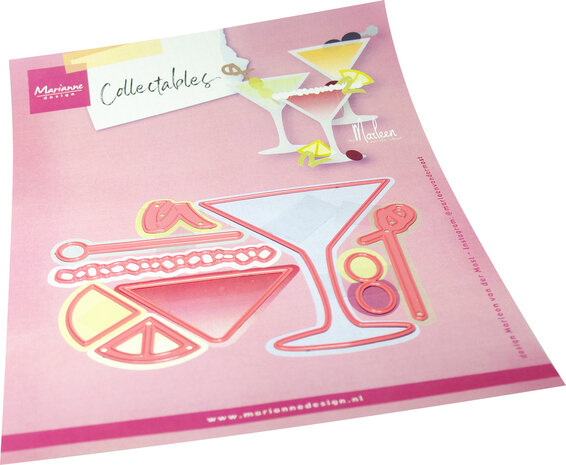 Marianne Design Collectables Martini Glass by Marleen (COL1592) Marianne Design Collectables Martini Glass by Marleen (COL1592)