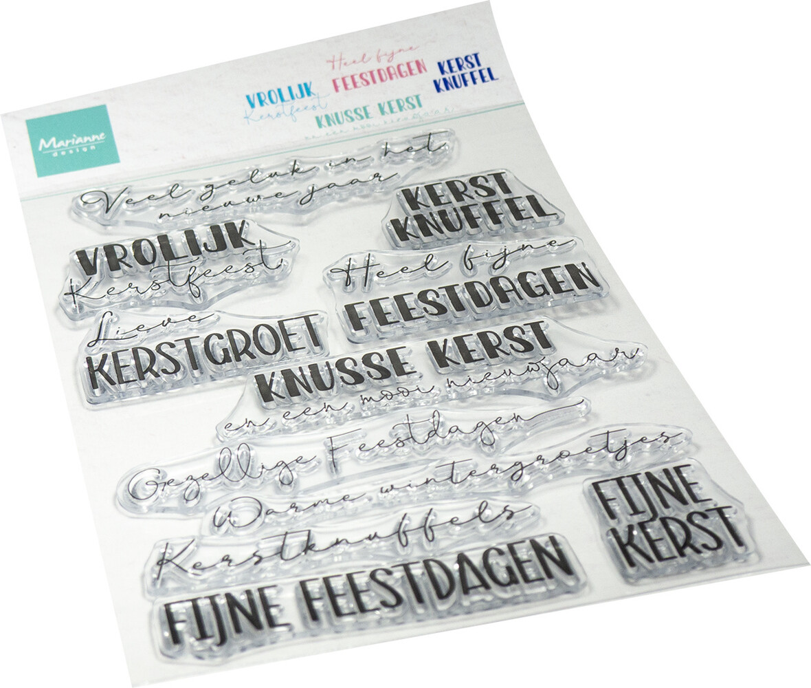 Marianne Design Clear Stamps Lieve Kerstgroet (CS1198)