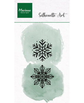 Marianne Design Clear Stamps Silhouette Art Ice Crystals (CS1199)