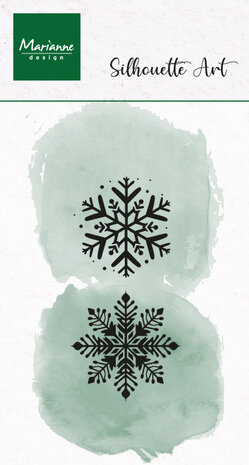 Marianne Design Clear Stamps Silhouette Art Ice Crystals (CS1199)