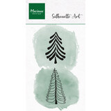Marianne Design Clear Stamps Silhouette Art Jolly Trees (CS1201)