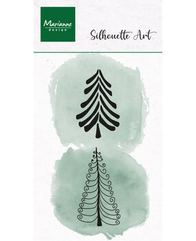 Marianne Design Clear Stamps Silhouette Art Jolly Trees (CS1201) Marianne Design Clear Stamps Silhouette Art Jolly Trees (CS1201)
