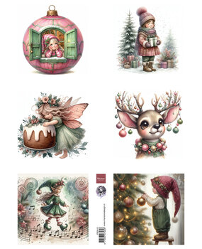 Marianne Design Decoupage Sheet A4 Enchanted Christmas by Fairybells (FB2512) Marianne Design Decoupage Sheet A4 Enchanted Christmas by Fairybells (FB2512)
