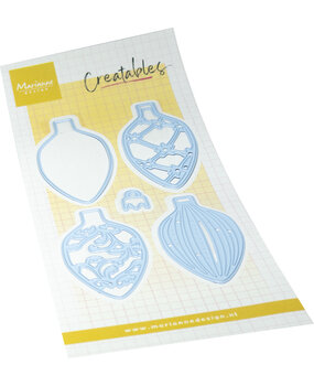 Marianne Design Creatables Christmas Baubles Oval (LR0968)