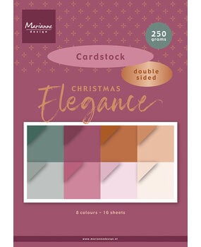 Marianne Design Christmas Elegance A4 Cardstock (PK9224)
