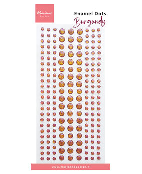Marianne Design Decorations Enamel Dots Burgundy (PL4542) Marianne Design Decorations Enamel Dots Burgundy (PL4542)