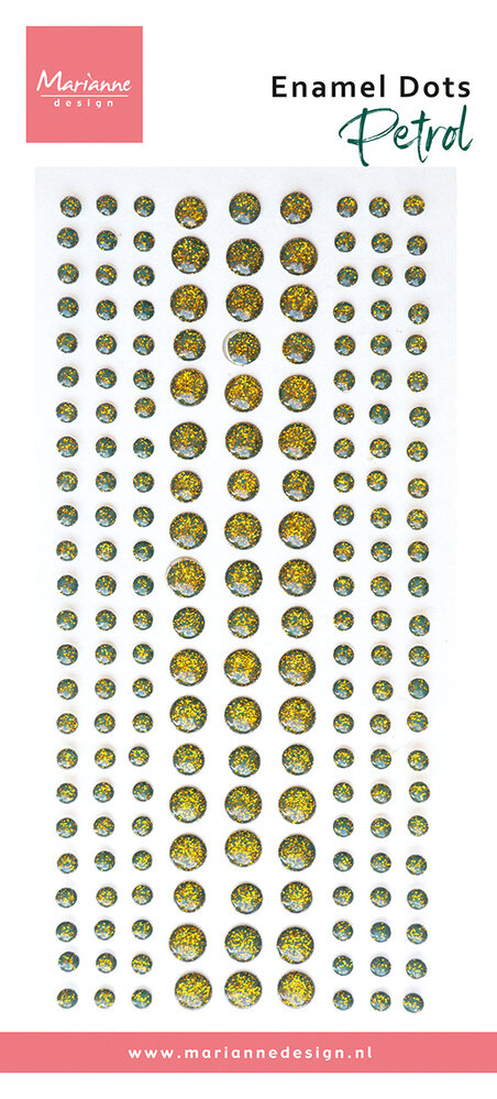 Marianne Design Decorations Enamel Dots Petrol (PL4543) Marianne Design Decorations Enamel Dots Petrol (PL4543)