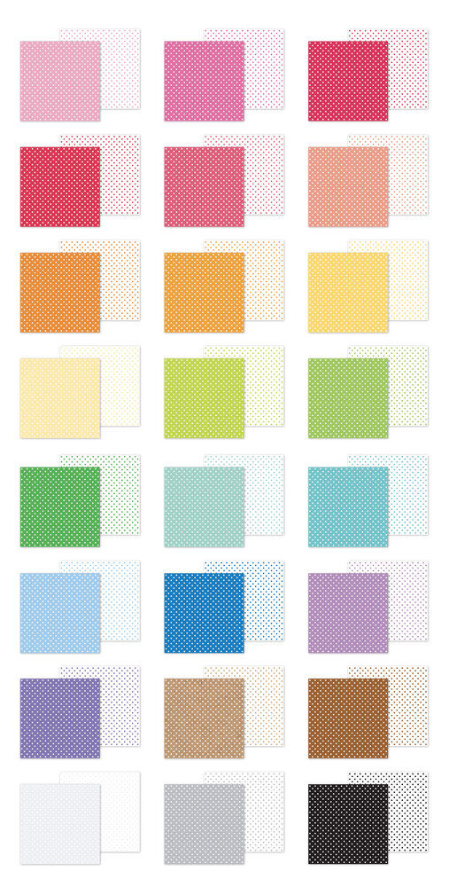 Doodlebug Design Swiss-Dot Rainbow 6x8 Inch Petite Prints Paper Pad (9056) Doodlebug Design Swiss-Dot Rainbow 6x8 Inch Petite Prints Paper Pad (9056)