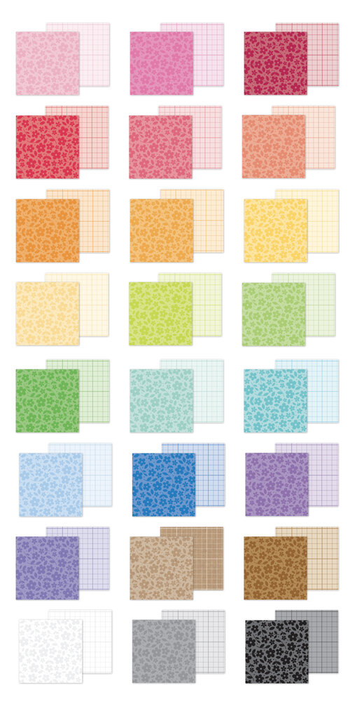 Doodlebug Design Floral-Graph Rainbow 6x8 Inch Petite Prints Paper Pad (9057) Doodlebug Design Floral-Graph Rainbow 6x8 Inch Petite Prints Paper Pad (9057)