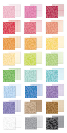 Doodlebug Design Floral-Graph Rainbow 6x8 Inch Petite Prints Paper Pad (9057) Doodlebug Design Floral-Graph Rainbow 6x8 Inch Petite Prints Paper Pad (9057)
