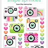 Doodlebug Design Color Me Crafty Love The Memories Shape Sprinkles (9064) Doodlebug Design Color Me Crafty Love The Memories Shape Sprinkles (9064)