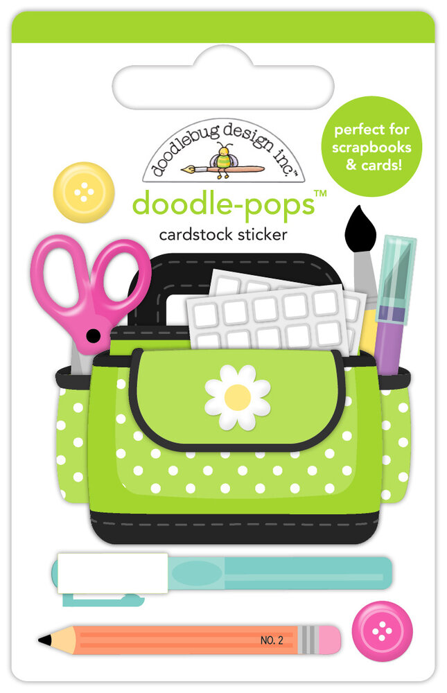 Doodlebug Design Color Me Crafty Crafty Girl Doodle-Pops (9070) Doodlebug Design Color Me Crafty Crafty Girl Doodle-Pops (9070)