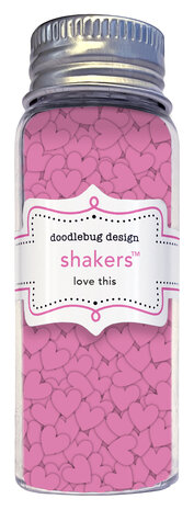 Doodlebug Design Color Me Crafty Love This Shakers (9074) Doodlebug Design Color Me Crafty Love This Shakers (9074)