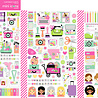 Doodlebug Design Color Me Crafty Mini Icons Stickers (9076)