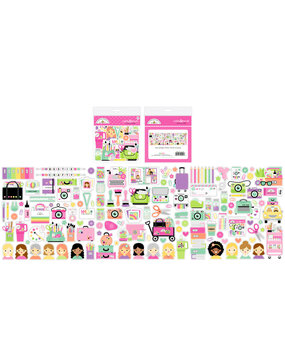 Doodlebug Design Color Me Crafty Odds & Ends (9090)