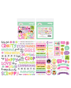 Doodlebug Design Color Me Crafty Chit Chat (9091)