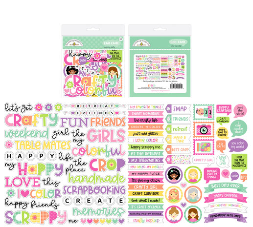 Doodlebug Design Color Me Crafty Chit Chat (9091) Doodlebug Design Color Me Crafty Chit Chat (9091)