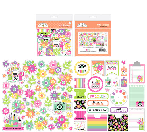Doodlebug Design Color Me Crafty Bits & Pieces (9092) Doodlebug Design Color Me Crafty Bits & Pieces (9092)